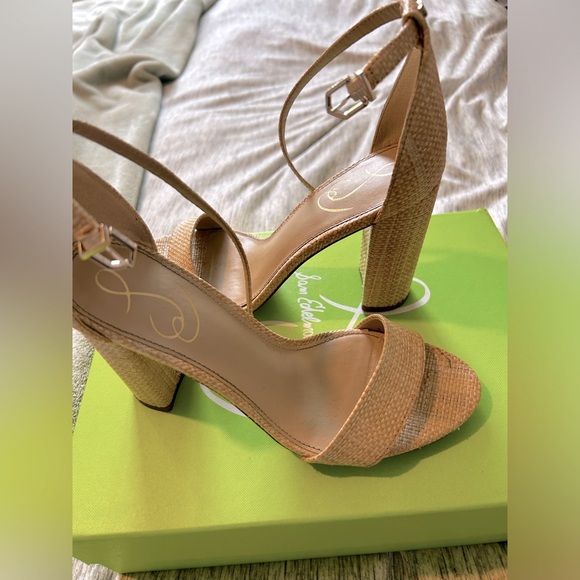 Sam Edelman YARO BLEACHED BEECHWOOD/BASKETWEAVE SHOE - Picture 3 of 7